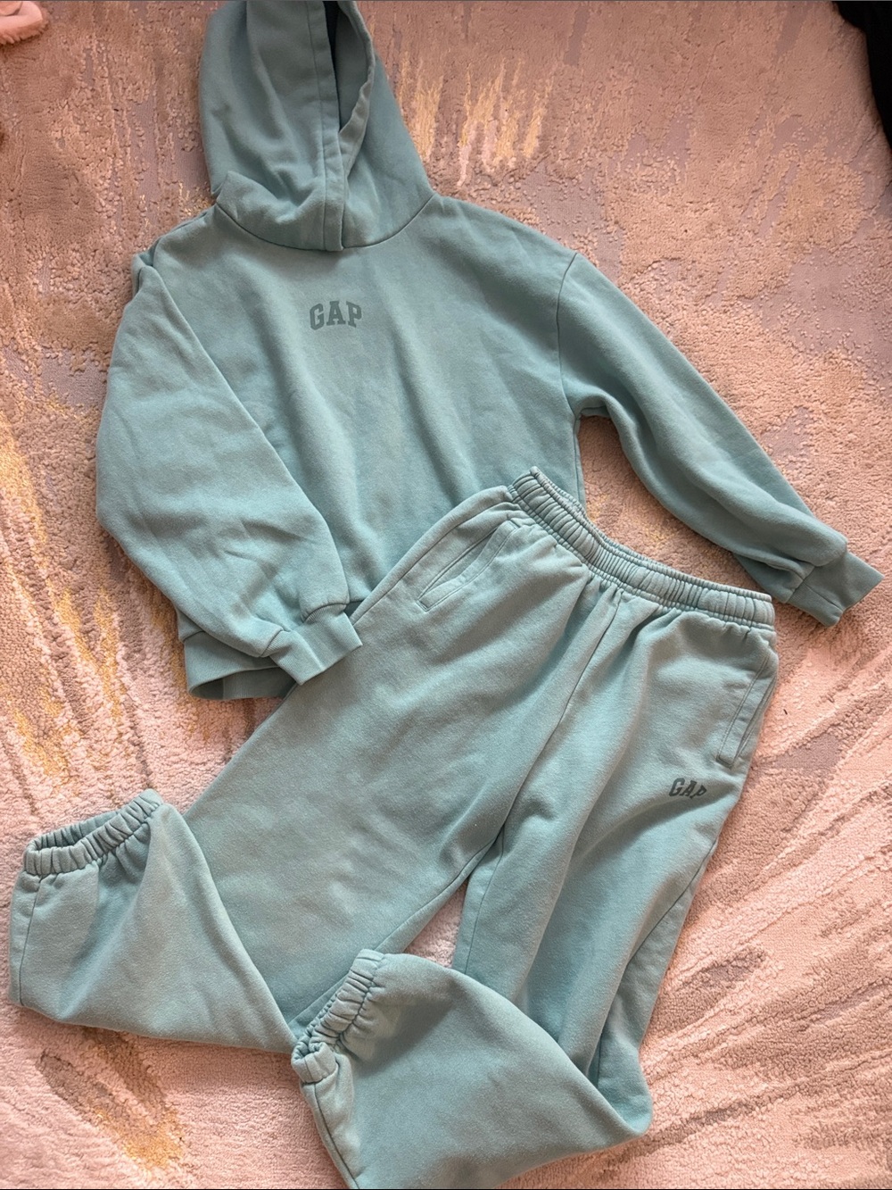 GAP Kids Mint Green Hoodie & Joggers Set